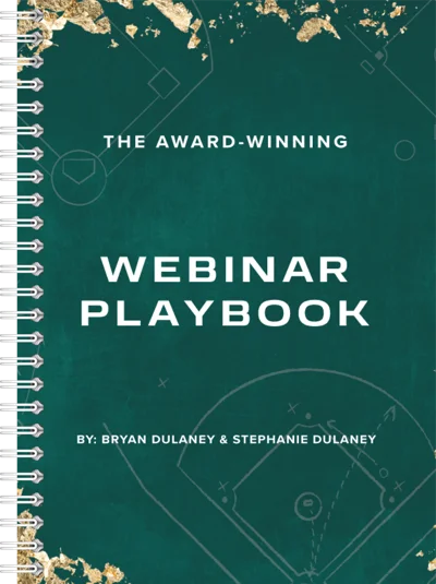 The Webinar Playbook cover